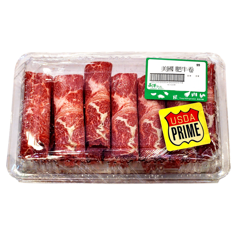 美國肥牛卷(約0.3-0.5磅) - 1盒